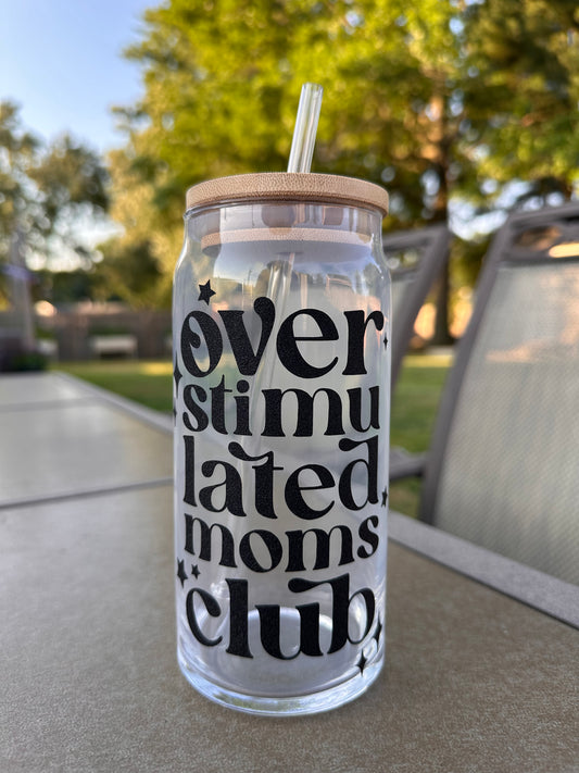 Overstimulated moms club 20oz tumbler