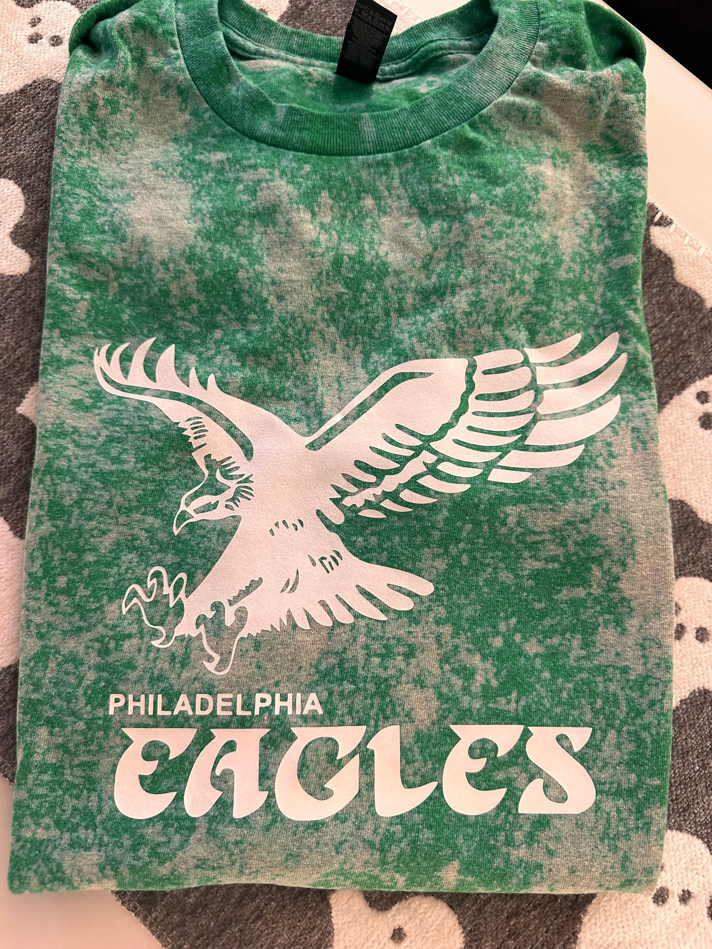 Retro Eagles T-shirt - hand dyed