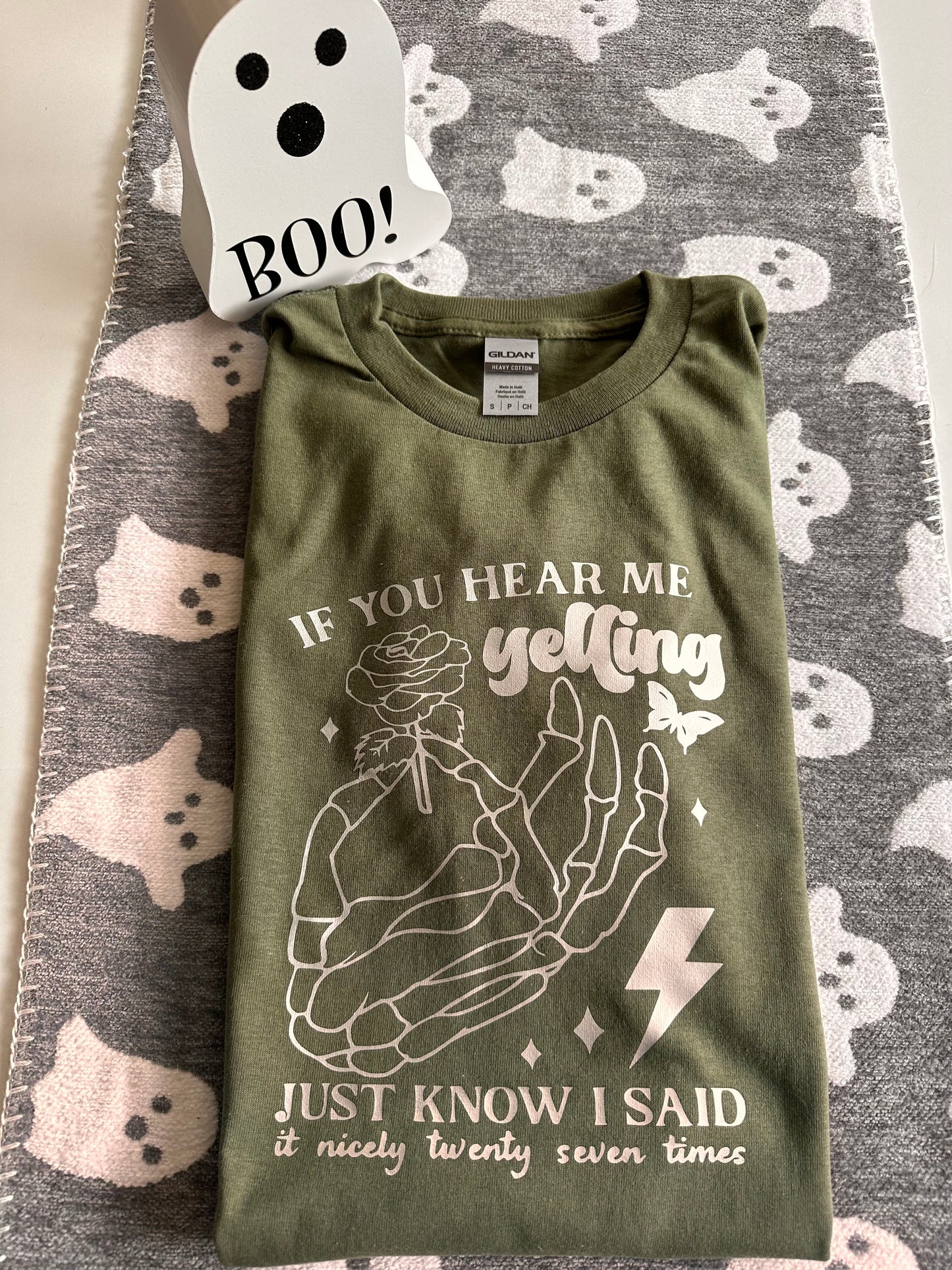 “Moms yelling again” T-shirt