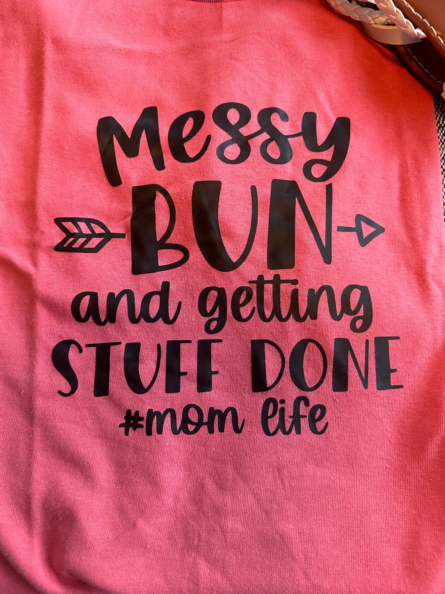 Messy Bun Mom T-Shirt