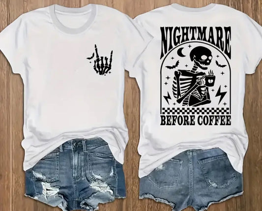 “Nightmare before coffee” T-shirt